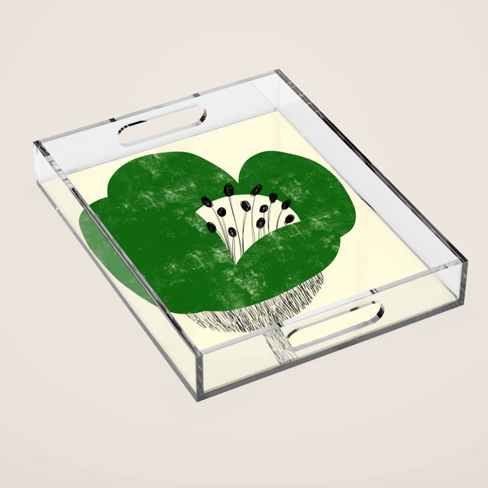 Flower011 Acrylic Tray Gallery Image 1