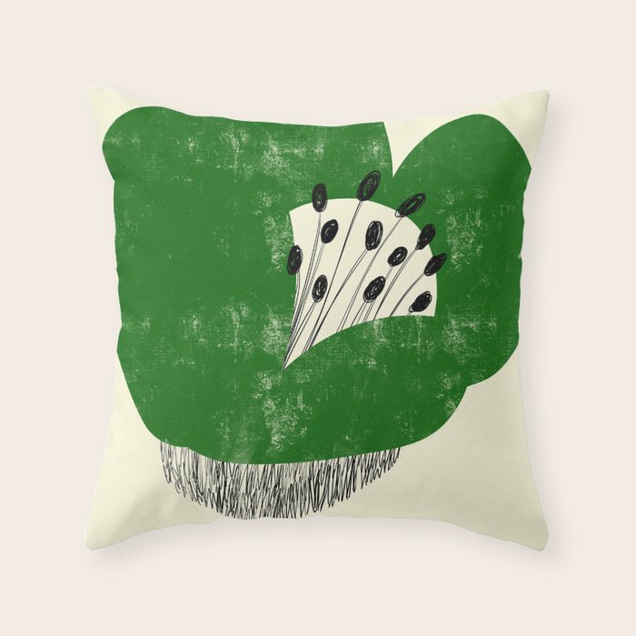 Flower011 Throw Pillow Gallery Image 6