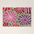 Lazy Florals #3 Welcome Mat Gallery Image 1