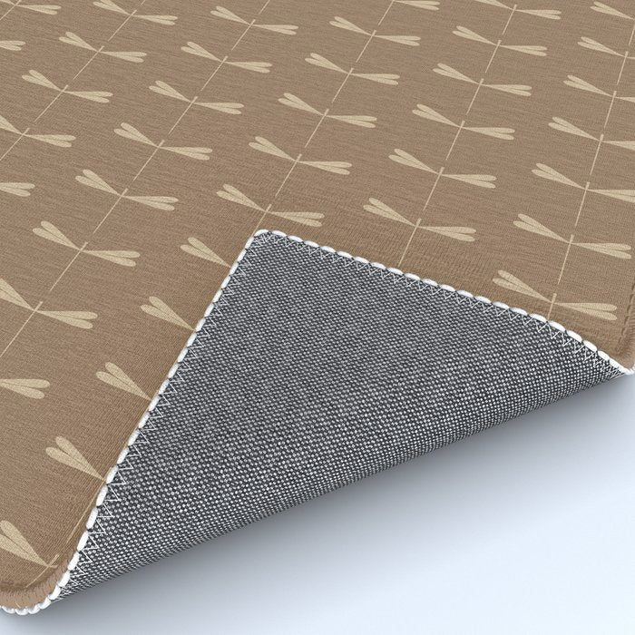 Dragonfly Pattern XI Earthy Beige Rug Gallery Image 4