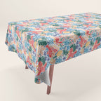 Seaside Floral Dream Tablecloth Gallery Image 1