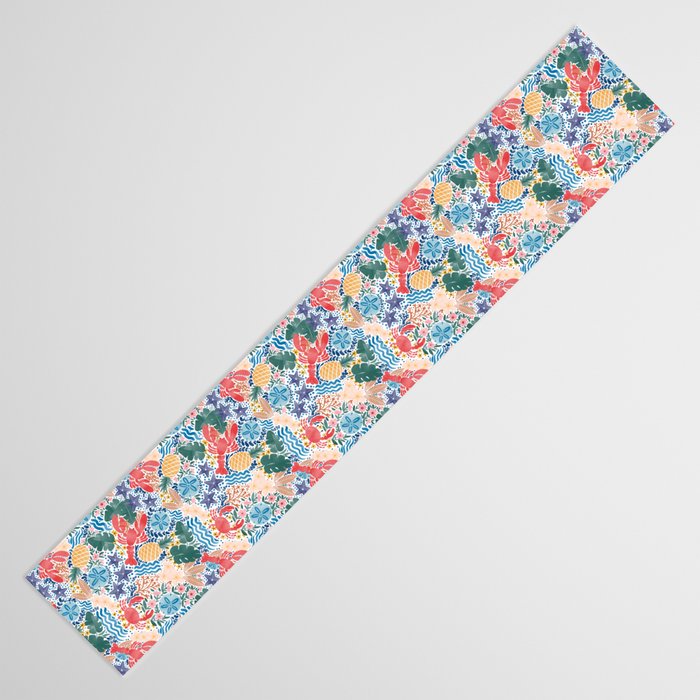 Seaside Floral Dream Table Runner Gallery Image 3