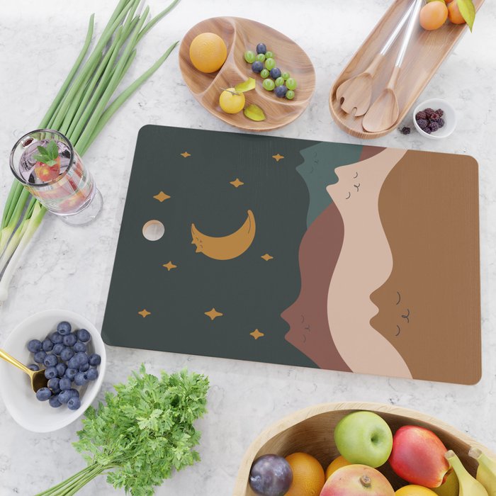 Cat Landscape 133 Cutting Board Gallery Image 2