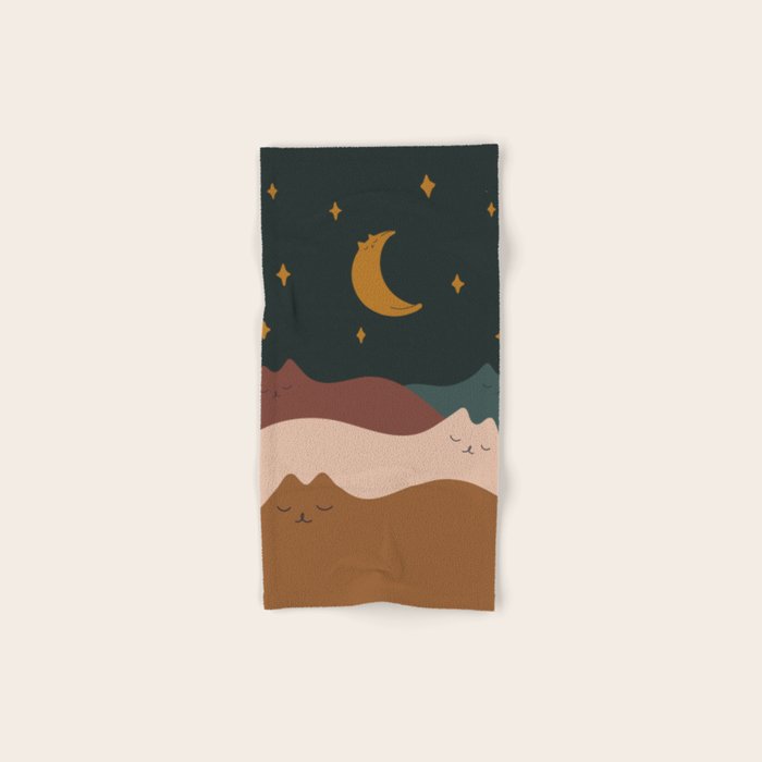 Cat Landscape 133 Bath Towel Gallery Image 1