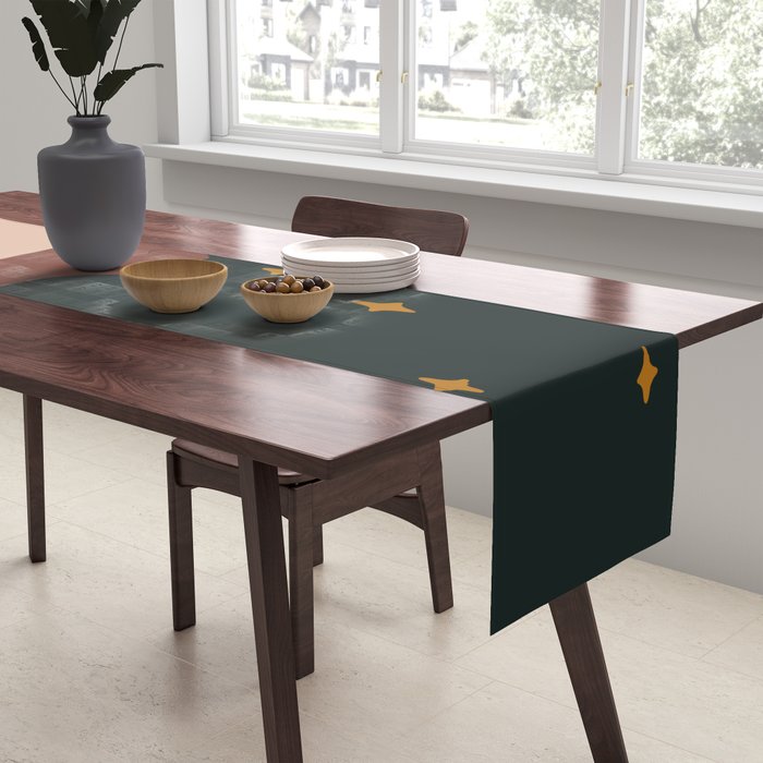 Cat Landscape 133 Table Runner Gallery Image 2
