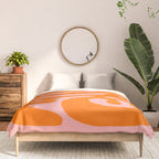 Tangerine & Sundown: Matisse Paper Cutouts 12 Comforter Gallery Image 3