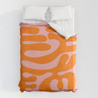 Tangerine & Sundown: Matisse Paper Cutouts 12 Duvet Cover Gallery Image 6