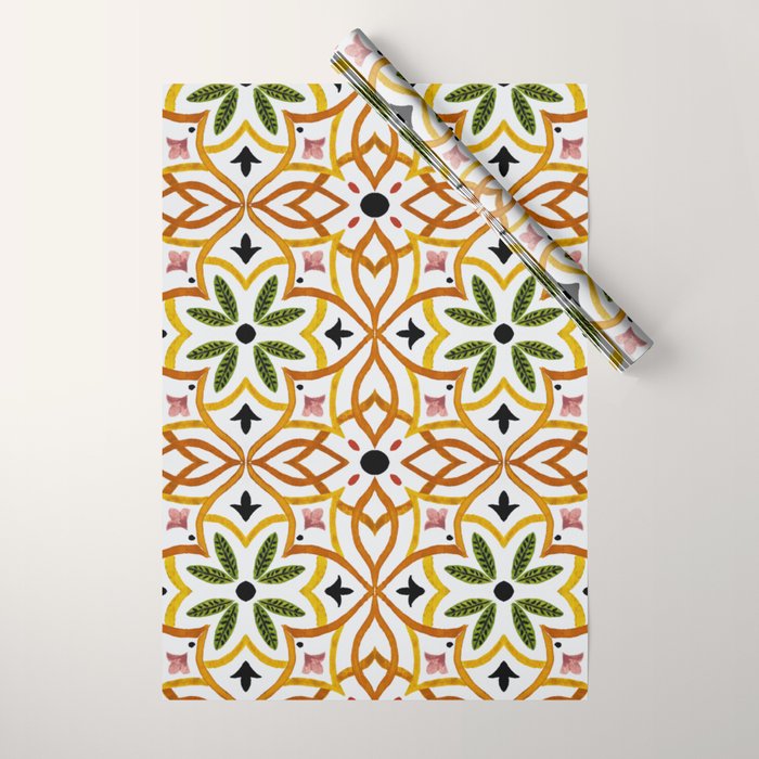 Obsession nature mosaics Wrapping Paper Gallery Image 1