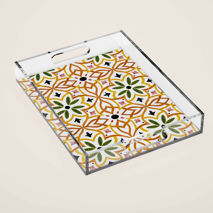 Obsession nature mosaics Acrylic Tray Gallery Image 1