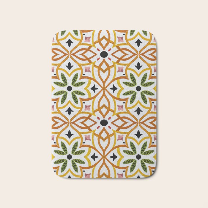 Obsession nature mosaics Bath Mat Gallery Image 1