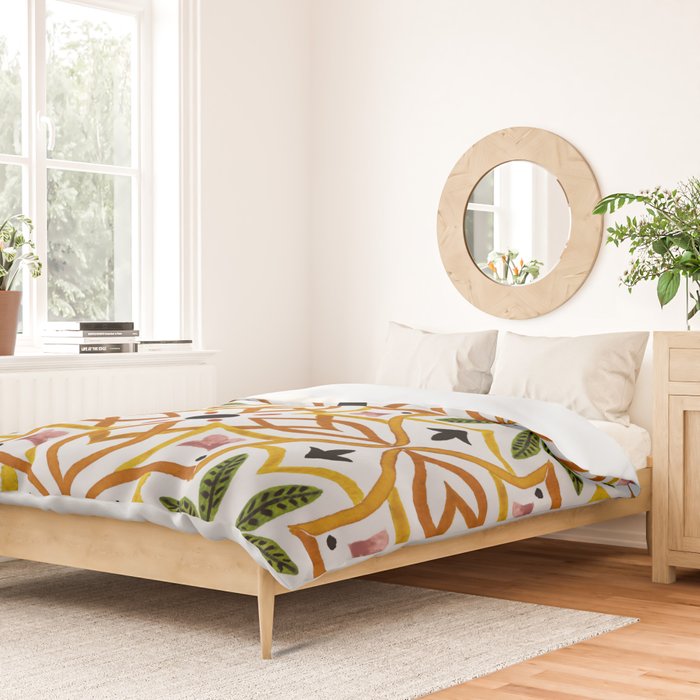 Obsession nature mosaics Duvet Cover Gallery Image 2