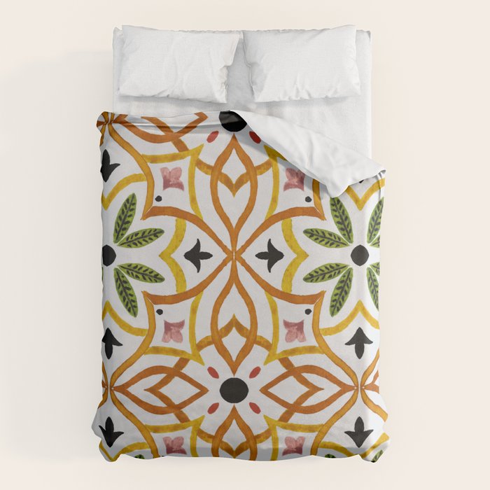 Obsession nature mosaics Duvet Cover Gallery Image 6