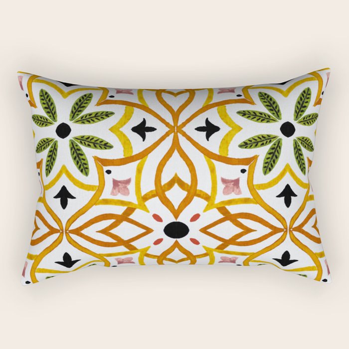 Obsession nature mosaics Rectangular Pillow Gallery Image 2