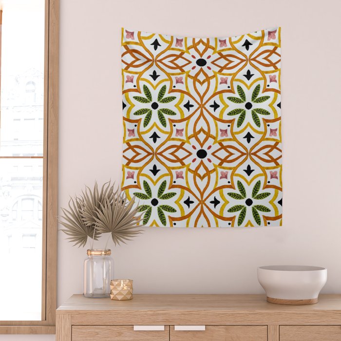 Obsession nature mosaics Wall Tapestry Gallery Image 2