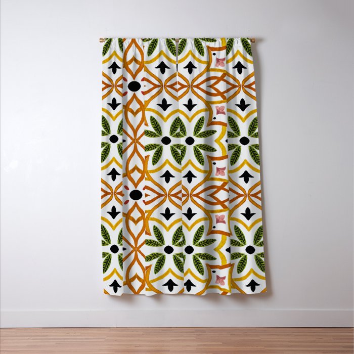 Obsession nature mosaics Window Curtain Gallery Image 3