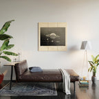 "Saturn's Moons" Outer Space Original Art, Planets, Galaxy Wall Decor Wood Wall Art Gallery Image 2
