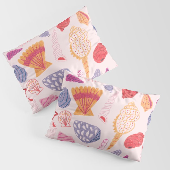 Tropical Seashells Pillow Sham Gallery Image 3