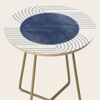 Deep Blue Simple Composition Side Table Gallery Image 2