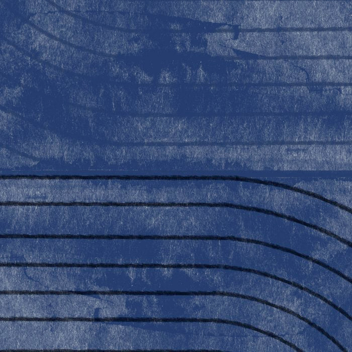 Deep Blue Simple Composition Coffee Mug Gallery Image 2