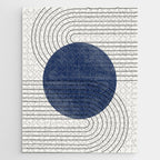 Deep Blue Simple Composition Jigsaw Puzzle Gallery Image 1