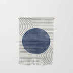 Deep Blue Simple Composition Wall Hanging Gallery Image 1