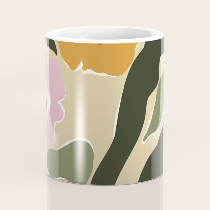 mid century matisse flower market  Coffee Mug Gallery Image 4
