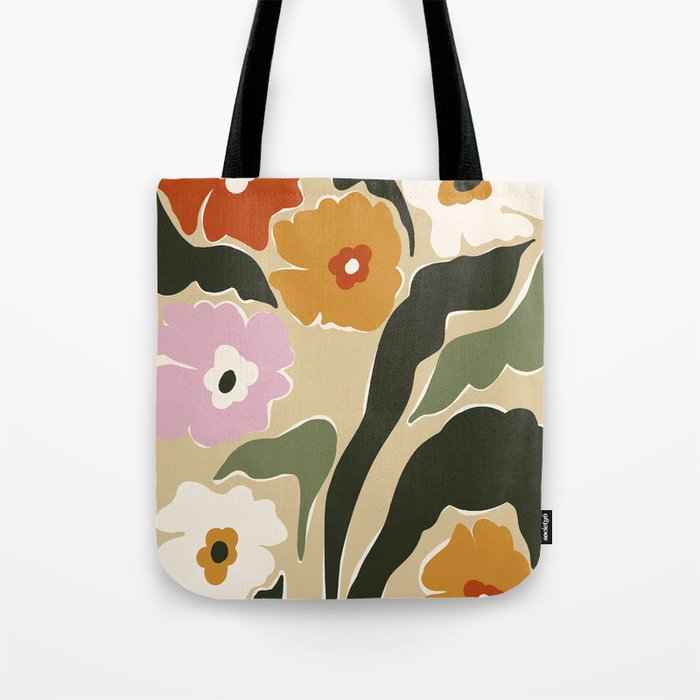 mid century matisse flower market  Tote Bag Gallery Image 1