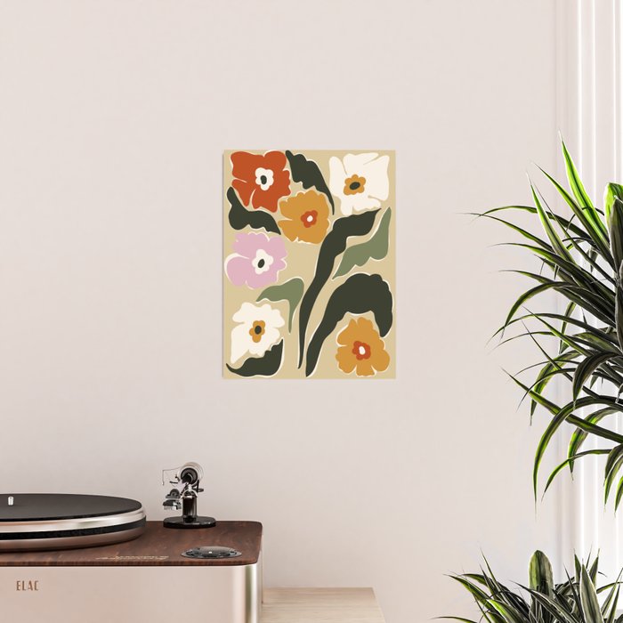 mid century matisse flower market  Poster Gallery Image 2