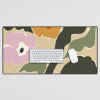 mid century matisse flower market  Desk Mat Gallery Image 1