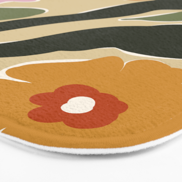 mid century matisse flower market  Bath Mat Gallery Image 3