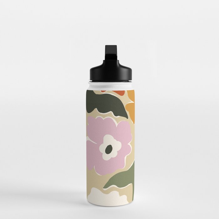 mid century matisse flower market  Water Bottle Gallery Image 3