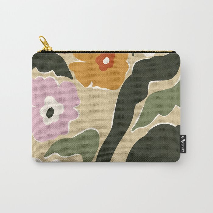 mid century matisse flower market  Carry All Pouch Gallery Image 1