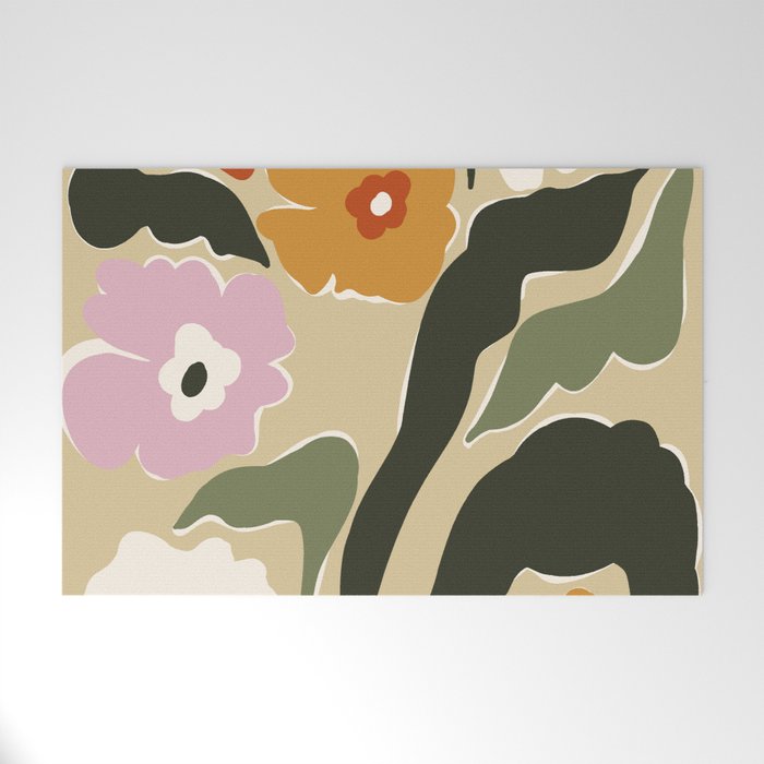 mid century matisse flower market  Welcome Mat Gallery Image 1