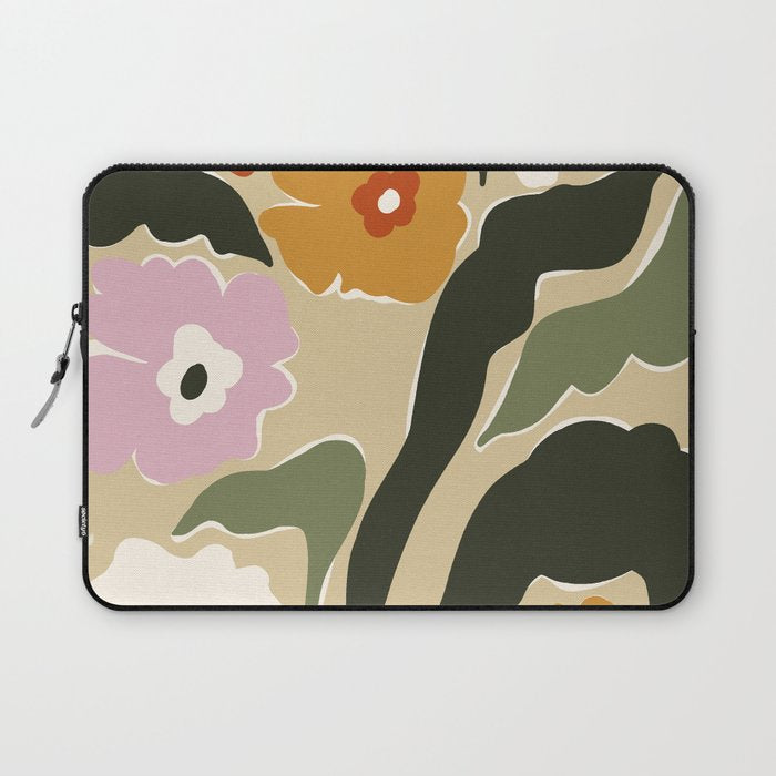 mid century matisse flower market  Laptop Sleeve Gallery Image 1