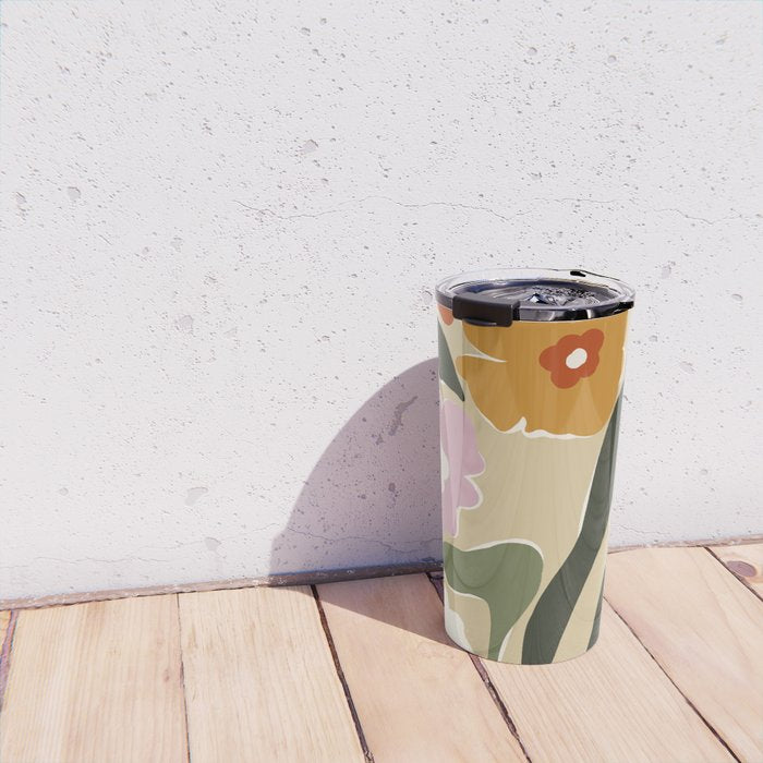 mid century matisse flower market  Travel Mug Gallery Image 4