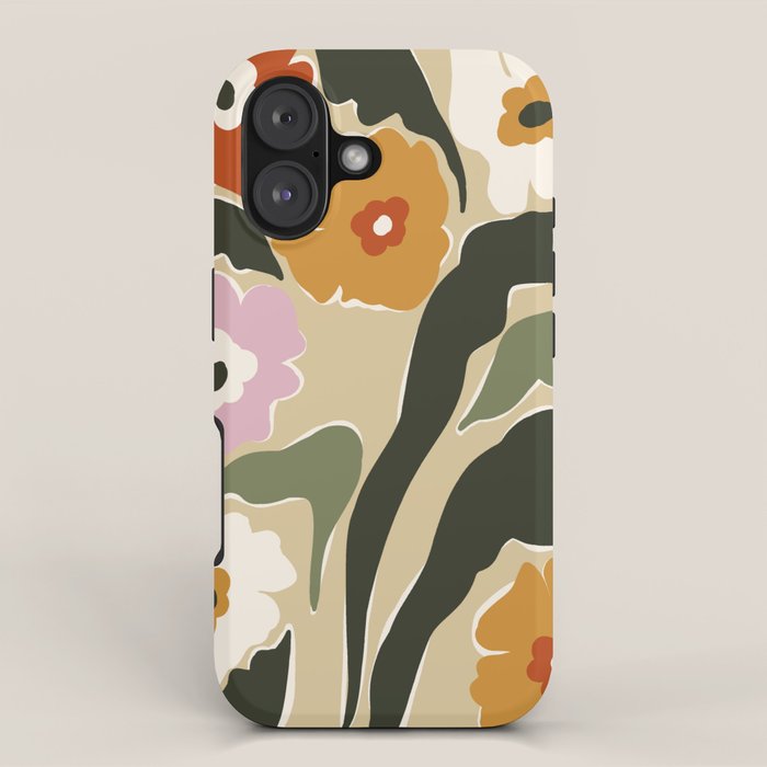mid century matisse flower market  iPhone Case Gallery Image 1