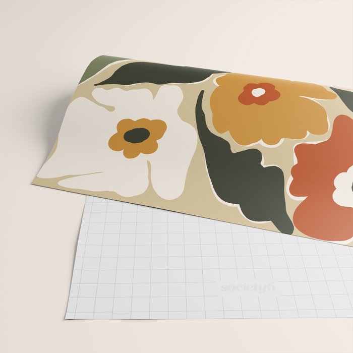 mid century matisse flower market  Wrapping Paper Gallery Image 2
