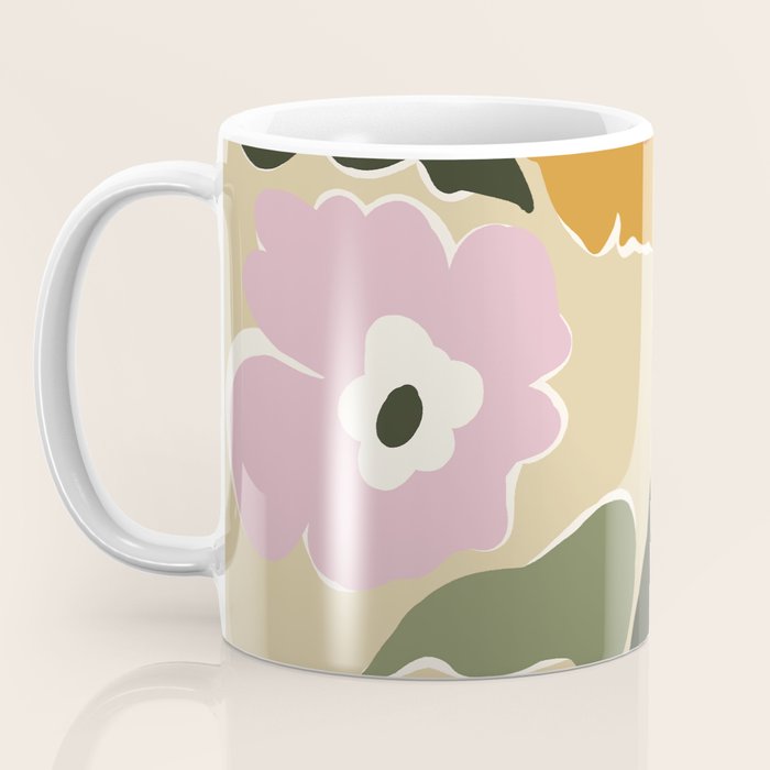 mid century matisse flower market  Coffee Mug Gallery Image 3