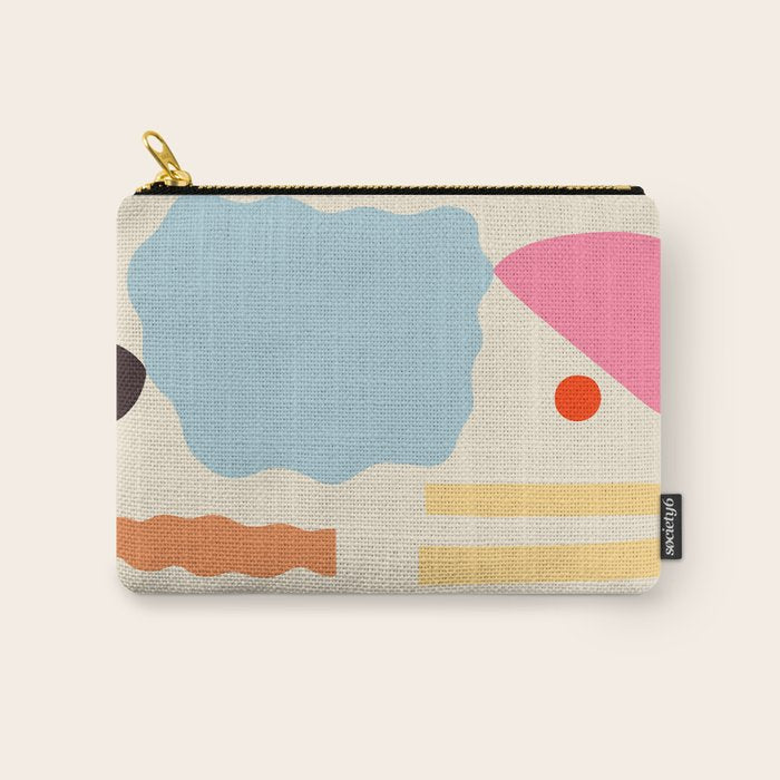 ABSTRACT PORTRAIT OF ALYONA Carry All Pouch Gallery Image 1
