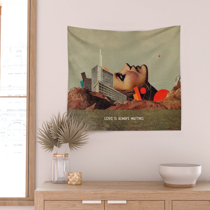 Love Is Always Waiting Wall Tapestry Gallery Image 2