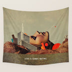 Love Is Always Waiting Wall Tapestry Gallery Image 4