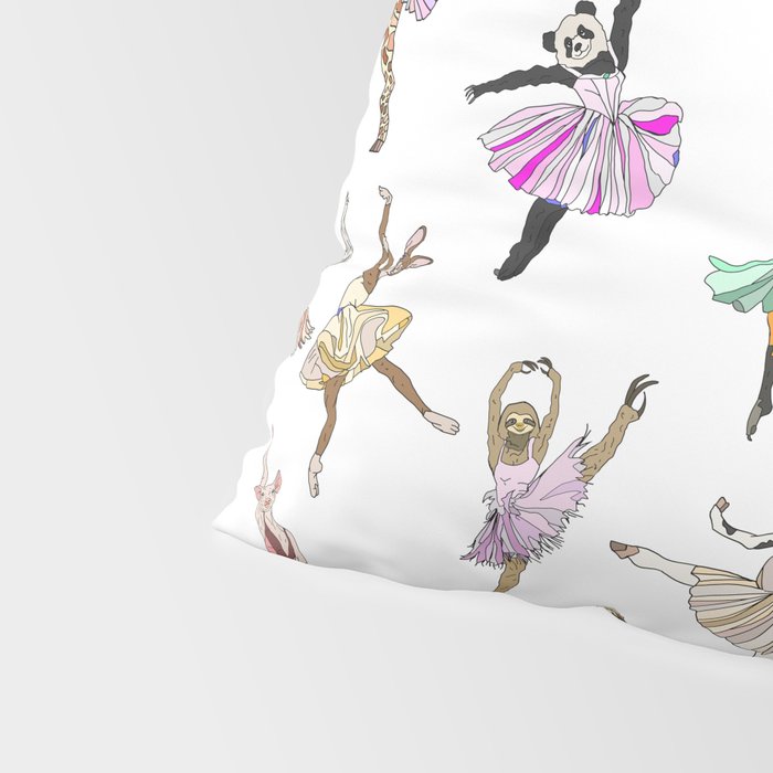 Animal Ballerinas Pillow Sham Gallery Image 4
