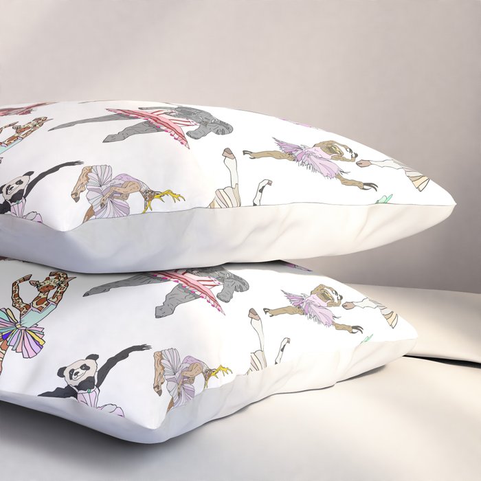 Animal Ballerinas Pillow Sham Gallery Image 3