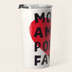 More Amor Por Favor in Black & White Travel Mug Gallery Image 3