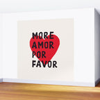 More Amor Por Favor in Black & White Wall Mural Gallery Image 2