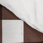 Classic Brown Gingham Checkered Pattern Comforter Gallery Image 4
