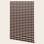 Classic Brown Gingham Checkered Pattern Wallpaper Gallery Image 2