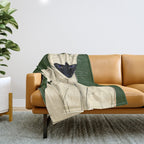 Siamese Cats Modern Art Throw Blanket Gallery Image 1