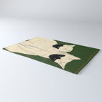 Siamese Cats Modern Art Rug Gallery Image 3