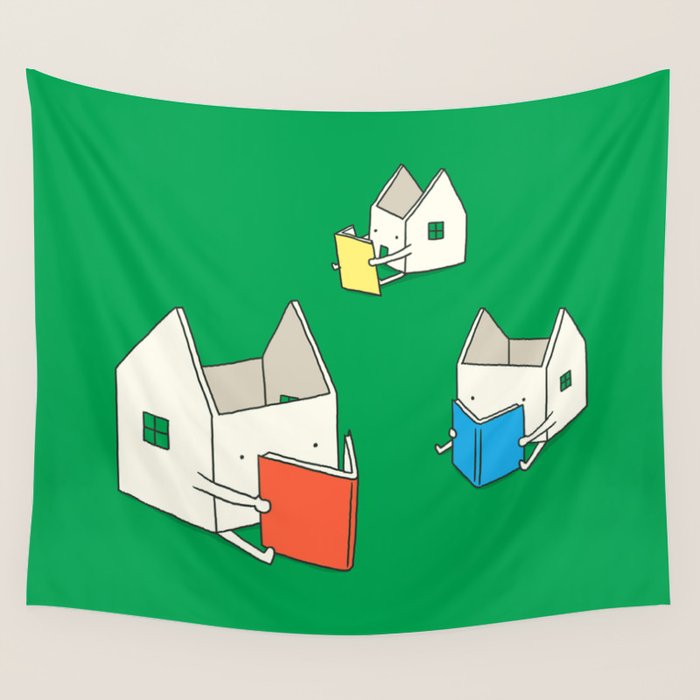 Every house has it's own story Wall Tapestry Gallery Image 4